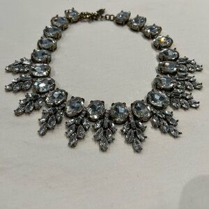 Elegant Silver Statement Necklace